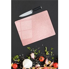 Pi Dekorasyon Minimal Desen Cam Kesme Tablası