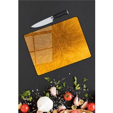 Pi Dekorasyon Minimal Desen Cam Kesme Tablası