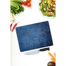 Pi Dekorasyon Mermer Desen Cam Kesme Tablası