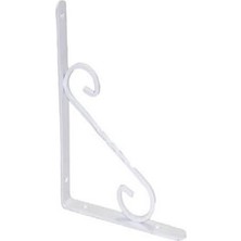 Beşel Ferforje Raf Altı Beyaz No:2 Dekoratif Raf Ayağı 15*20 cm