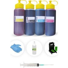 Photoink Canon E3340 TS3350 500ml Plus Kartuş Dolum Seti 4 Renk