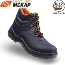 Mekap 023 R Deri S3 İş Güvenliği Botu 46