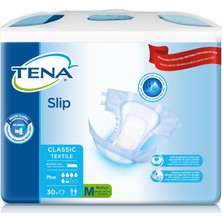 Tena Slip Classic Textile Plus Medium 30'lu Yetişkin Bezi