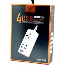 Lumi-Priz Uzatma Kablosu ZGN-T06 2 M