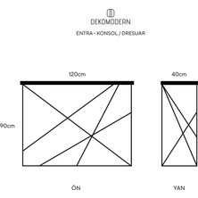 Dekomodern Entra Konsol/Dresuar