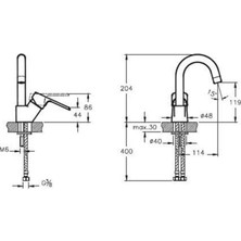 Artema Axe S A42543  Döner Lavabo Bataryası