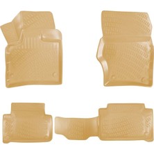 Rizline Audi Q7 2006-2015 3D Havuzlu Paspas - BEJ