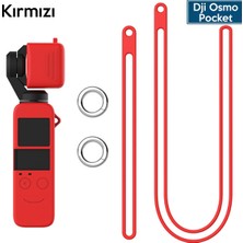 Ally Dji Osmo Pocket Koruyucu Silikon Kılıf+El ve Boyun Strap Askısı AL-32288