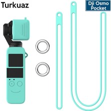 Ally Dji Osmo Pocket Koruyucu Silikon Kılıf+El ve Boyun Strap Askısı AL-32288