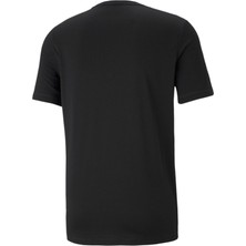 PUMA Actıve Small Logo Tee  Black Black Erkek T-Shirt 58672501