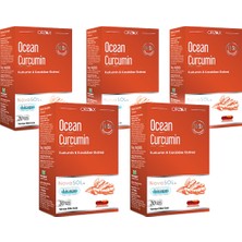 Ocean Curcumin 30 Kapsül x 5 Adet - Kurkumin ve Karabiber Ekstresi