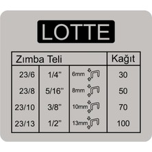 Lotte Zımba Makinesi Arşiv Tipi 100 Yaprak