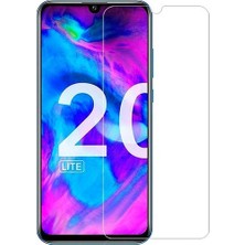 KZY Huawei Honor 20 Lite Temperli Ekran Koruyucu Kırılmaz Cam Ekonomik 3 Adet Şeffaf