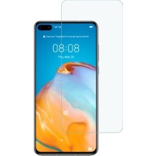 KZY Huawei P40 Temperli Ekran Koruyucu Kırılmaz Cam Ekonomik 3 Adet Şeffaf