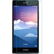 KZY Huawei P7 Temperli Ekran Koruyucu Kırılmaz Cam Ekonomik 5 Adet Şeffaf