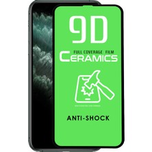 KZY Apple iPhone 11 Pro Max Tam Kaplayan Seramik Nano Esnek Ekran Koruyucu Şeffaf