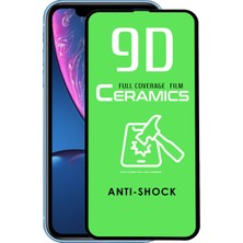 KZY Apple iPhone Xr Tam Kaplayan Seramik Nano Esnek Ekran Koruyucu Şeffaf