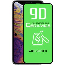 KZY Apple iPhone Xs Tam Kaplayan Seramik Nano Esnek Ekran Koruyucu Şeffaf