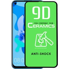KZY Huawei P20 Lite 2019 Tam Kaplayan Seramik Nano Esnek Ekran Koruyucu Şeffaf