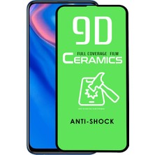 KZY Huawei Y9 Prime Tam Kaplayan Seramik Nano Esnek Ekran Koruyucu Şeffaf