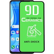 KZY Huawei Y9S Tam Kaplayan Seramik Nano Esnek Ekran Koruyucu Şeffaf