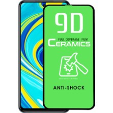 KZY Xiaomi Redmi Note 9s Tam Kaplayan Seramik Nano Esnek Ekran Koruyucu Şeffaf