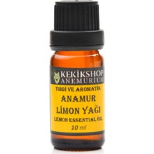 Kekikshop Anemurium Limon Kabuğu Yağı 10ml Kekikshop Anemurium  %100 Saf ve Doğal Limon Kabuğu Yağı