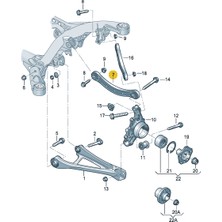 İlkay Otomotiv Touareg Audı Q7 Salıncak Arka [7L0505323A]