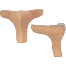 Alkan Ahşap Lukens Kanepe Ayakları 15 cm  1.adet