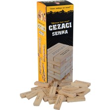 Liva Toys Cezacı Senka 57 Parça Ahşap Denge Taktik Oyunu Büyük Boy Cezalı