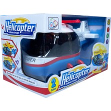 Pasifik Toys 3D Işıklı Müzikli Pilli Eğlenceli Oyuncak Helikopter