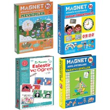 Diytoy Magnet Hikaye Oluşturma+Mevsimler + Yaratıcı Şekiller+ Eşleştir ve Öğren