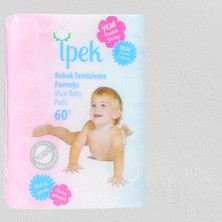 İpek Bebek Temizleme Pamuğu 60 Yaprak * 30 Lu