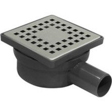 Ec Drain Banyo Yer Süzgeci 10x10 Q32 Plastik Çerçeveli (Kötü Kokulara Son)