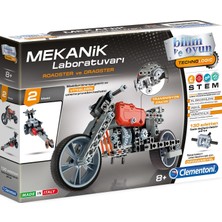 Webbey Clementoni Mekanik Laboratuvarı Roadster ve Dragster Eğitici LEGO Seti