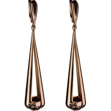 Diversity Jewelry Kadın Gümüş Rose Sallantılı Küpe