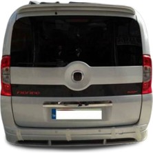 Blueoto Fiat Fiorino 2009-2019  Modellere Uyumlu Spoyler Parlak Gümüş Gri Boyalı Spoiler Fiber Glass