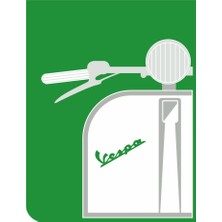 Sticker Fabrikası Vespa Sticker 00371