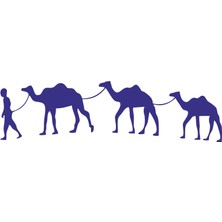 Sticker Fabrikası Deve Kervanı Sticker 00441