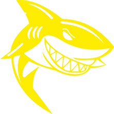 Sticker Fabrikası Köpek Balığı Köpekbalığı Sticker 00442