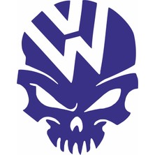 Sticker Fabrikası Volkswagen Kurukafa Kuru Kafa Sticker 00653