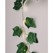 Anka Feniks Dekoratif Yeşil Yapraklı Yapay Sarmaşık Gün Işığı Sıcak Sarı Led Işık, 2,3 mt 30 1 Adet