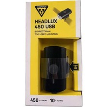 Topeak Headlux 450 Lümen USB Şarjlı Ön Far