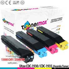 tonermax Utax CDC-1930 / CDC-1935 Set Cmyk Muadil Toneri