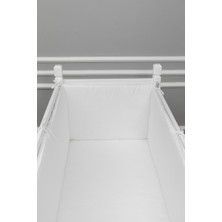 Maya Baby Basic Yan Koruma Seti 4 Parça 70X130 Beyaz