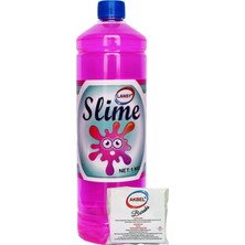 Lansy zıp zıp slime fosforlu pembe 1 kg + boraks