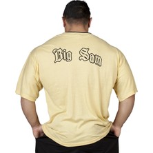 Big Sam Oversize, Geniş Kesim Tişört, Pamuklu