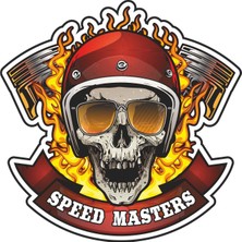 Sticker Atölyesi Motorcu Kurukafa Sticker - 13002