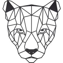 Dfa Dekoratif Çita Metal Tablo   -58X54 cm