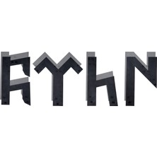 Dfa Dekoratif Turk Metal Tablo   -58x20 cm